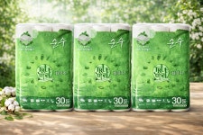 수목제지 1+1+1 트루마리 순수 30M 30롤(총3팩) 먼지 없는 무향 무색 피부에 좋은 부드러운 휴지 : 주식회사 온더픽