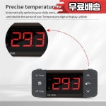 F T 디지털 온도 컨트롤러 220V 쿨 히트 스위치 냉장고 냉동 조절기 센서(EK 3030) : 이륙상사