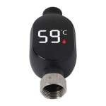 열선필름 12v LED 디스플레이 홈 샤워 수전 수온계 모니터 0-99 ℃ 욕조 : 월드바이-