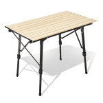 모비가든 알루미늄 접이식 테이블 F, 베이지 : 주식회사 아카디아아웃도어