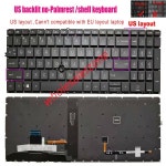 HP EliteBook 850 G7855 G8 Zbook Firefly 15 G7 시리즈 노트북용 새 미국 백라이트 키보드 : 송하상사15