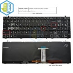 Avell G1750 MUV C65 게임용 노트북 Teclado abnt2 브라질 RGB 백라이트 용 SP LA RU BR 키보드 : 송하상사15