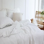 헤이븐스테이 프릴 시어서커 누빔이불 침구세트 : 나투랜드