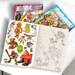 이탈리아 브레인로트 동물 색칠책 - 어린이를 위한 텅 사후르 따라 그리기 라인 아트 세트 : ianianian