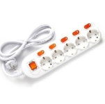 개별 멀티탭 5구 5M 5구콘센트 개별멀티탭 : CNDream 감성수납