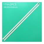 HKC 32 인치 TV용 LED 백라이트 스트립 32CE530BLED THC315005 V1-L/R HKC-315-3T 359mm 38 램프 3V 세트당 2 개 : 송하상사15