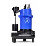 웨스팅하우스 하수 이젝터 펌프 1/2 u2013 중수 잠수정, 지하 폐수 제거용 정화 및 배출 펌프, 2 u2033 배출, 수직 플로트 스위치, 6,500... 