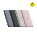 [7.6mm 초슬림] 베이스어스 맥세이프 보조배터리 초슬림 무선 고속 미니 케어셀 AM41 5000mAh, 핑크(CCC인증) : 베이스어스