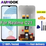 LCD 터치  어셈블리 Oppo Realme C21 RMX3201RMX3261 RMX3263 용 디스플레이 6.5인치 : 리치프란모비스