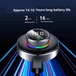 -ABGQ Bluetooth 5.3 차량용 수신기 AUX 어댑터 취소 홈 스테레오/유선 헤드폰용 음악 : HK오토모터스