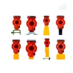 평화네상점 LED경고등 점멸 작업장조명 : 평화네상점