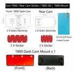 70mai Dash Cam T800 마운트 스티커 HD 소프트 나노 코팅 스크린 보호에 적합한 정적 : 바이셀큐브