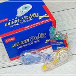 Petit 24개입 수정테이프 컴팩트 손상방지캡 씨티라인 MWB947F4 : 하니스토어16