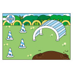 (엄지공주이야기) 동물병원 종이인형놀이 인쇄도안 : 엄지공주이야기