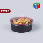종이컵용기.원형 WR-1632 적검정 1000 PET 뚜껑 : 대흥포장주식회사