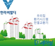 [당진 원당 한라비발디] 전용 전열교환기필터 및 소자 아파트환기시스템 에어필 : 에어필