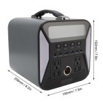휴대용 발전소 300w 110v 220V lifepo4 620000mAh 가정용 RV 태양광 : 노아베르
