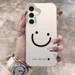 갤럭시S26 귀여운 스마일 심플 러브 럭키 PC 케이스 : 띠띠케이스