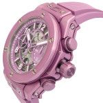 위블로 441.UL.5820.NR Big Bang Summer Purple Chronograph Automatic Mens Watch : shopUSA