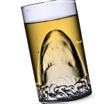 컵 아이디어 이중 죠스컵 업소용 상어 맥주컵 유리잔 파티 BW172329 : 향가게