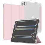 태블릿나라 애플펜슬 수납 클리어 스마트커버 케이스 핑크, 아이패드 에어3-프로 26.6cm(10.5인치) : 스마트케이스 몰