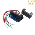 Komatsu PC60-5-6-7 120 360 케이블 퓨즈 굴삭기 부품 박스 홀더 08044-11500 A83174 : 공덕보