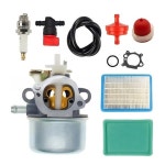 [세탁기/건조기 부품] 트로이 6.75HP 압력 세척기 모델 020240용 기화기 어셈블리 214661, 214570, 497586 및 499059와 호환 가능... 