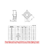 304 스테인리스 스틸 DIN928 사각 용접 너트 M4 M5 M6 M8 M10 4 프로젝션 스팟 용접 너트 사각 잠금 판금용 : 제스128