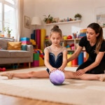 eAj 작은 필라테스 볼 - 코어 근력 장비, 내구성 있는 질감의 부드러운 요가 볼, 부드러운 그립감의 안정성 운동, 피트니스 장비 액세서리, 가정용... 