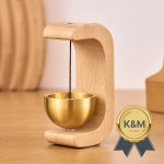 자석식 나무 도어벨 차임 풍경종 구리 벨 빈티지 홈 데코레이션 : 굿초이스SHOP