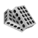 [누리공구]2PCS 경화강 스페이서 0.0001인치 정밀 가공 평행 클램핑 블록 23홀 25x50x75mm 게이지 : 재윤상사27