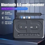 5mm AUX RCA마이크 포함 HIFI 스테레오 무선 어댑터 지원 자동차 차량용 호환 스피커 앰프용 호환 USB U-디스크 : HK오토모터스