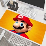 90x40cm 마우스 패드 M-마리오 PC 컴퓨터 스피드 타입 바펫 매트 E-스포츠 플레이어용 노트북 키보드 패드 HD 마우스패드 사무실 책상 매트... 