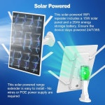 카메라용 VERVERAY 실외 WiFi 익스텐더 신호 액세스 부스터 야드, 중계기 캠핑장을 농장, 발전 IP65 및 위한 (2세대) | RV 방수 - 빌라, 포인트... 