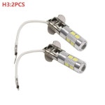 2pcs 오토바이 LED 헤드 라이트 세트 자동차 안개등 33 교체 SMD H1347 슈퍼 밝은 액세서리 : 크리온트