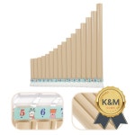 팬플루트 16 C 키 초보자용 로우 휴대용 악기 학교 교육용 팬파이프 : 굿초이스SHOP