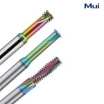 [초경 고정밀 CNC]CNC Carbide Single Tooth Thread Milling cutter 1 3 Full M1.2 for steel : Daol다올1