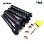 [고정밀 고강성 툴]기계  커터 거치대 하이 피드 밀링 인서트 CNC 45 도 AP16 C20 : Daol다올2