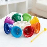 8음 핸드벨   무지개 레인보우 다이아토닉 벨즈 타악기 학습 데스크벨 뮤지컬 : 굿초이스SHOP