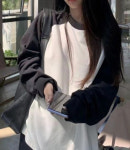 지수네 소매 맨투맨 티셔츠 : 함지수네