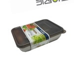 스텐그릇 310ml 1호 스텐냉동용기 피앙새 키친아트 스테인레스 사각 07WB65A2C4 : 거성팰리스