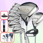 [공식대리점] 핑 GLE3 여성용 풀세트 10개 11.5도 L+아이언 L+유틸5L+퍼터 : 더골프샵