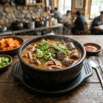 신의주 찹쌀순대국 얼큰 순대국 : 리치카프