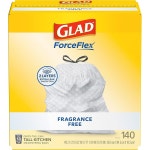 GLAD FORCEFLEX 키친 드로스트링 쓰레기 봉투 49 13갤런 2L 무향 40개(1팩) : 디온미르결