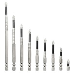 Amgiimor 9 /70 /100 /75 높은 스크루 세트 /120 전기 /50 강력한 드라이버 (25 /65 방지 /150mm) 드릴 비트 미끄럼 마그네틱 /90 충격... 