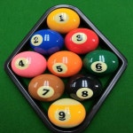 당구 나인볼 다이아몬드 스탠드 삼각 프레임 볼룸 디스플레이 랙 용품 미국식 영국식 테이블 : 모션필드