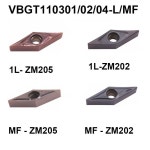 [초경 인서트 정밀]10PCS VBGT110301-1L 인덱서블 CNC 카바이드 터닝 : Daol다올1
