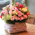 쁘띠끄 꽃바구니 : 에프엠플라워