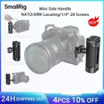 Smallrig 범용 카메라 케이지 Canon 카메라 케이지 핸들 그립 ARRINATO DSLR 38133814 용 소니 용 소형 사이드 핸들 : 유인01