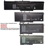 3DDDG 80JT9 3VC9Y 배터리 교체품 델 래티튜드 5280 5288 5480 5490 5580 5590 549 559 5488 5495 프리시전 3520 3530 Se : 인선상사06